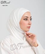 ⁦طقم حجاب قطعتين "بندانه + حجاب"⁩ - الصورة ⁦7⁩