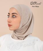 ⁦طقم حجاب قطعتين "بندانه + حجاب"⁩ - الصورة ⁦16⁩