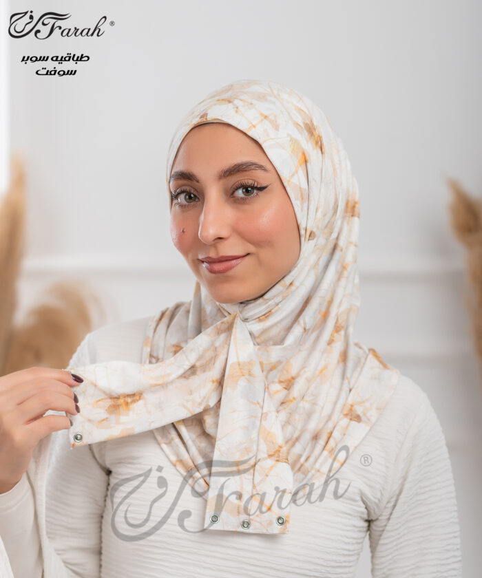 Printed Soft Tabakya Scarf - Image 13