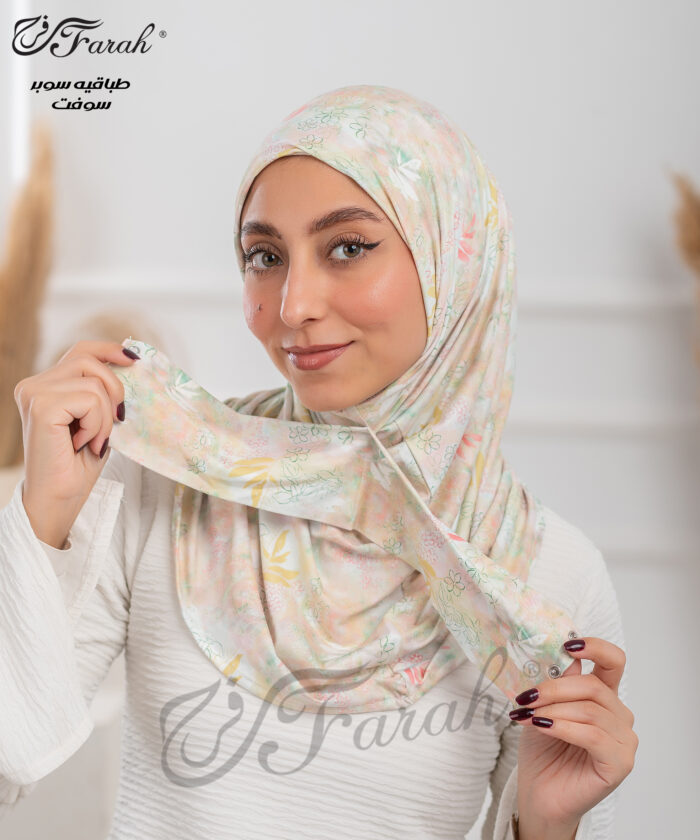 Printed Soft Tabakya Scarf - Image 11