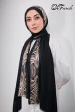 Modal With Printed Satin - Image 5