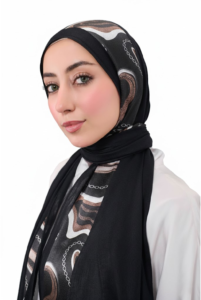 ⁦مودال بشريط ساتان مطبوع⁩ - الصورة ⁦3⁩