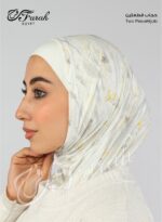 ⁦طقم حجاب بيور ديجيتال"قطعتين بندانه + حجاب "⁩ - الصورة ⁦6⁩