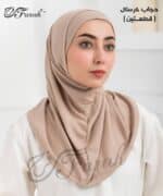 ⁦طقم حجاب كرستال "حجاب + بندانة"⁩ - الصورة ⁦2⁩