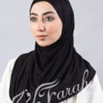 طقم حجاب كرستال قطعتين " بندانة + حجاب "