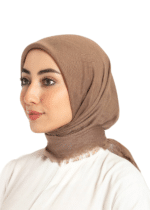 ⁦سكارف كتان ساده⁩ - الصورة ⁦2⁩