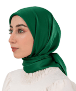 ⁦سكارف ساتان سادة⁩ - الصورة ⁦2⁩