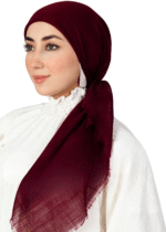 ⁦سكارف كتان ساده⁩ - الصورة ⁦3⁩