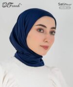 ⁦سكارف ساتان سادة⁩ - الصورة ⁦2⁩