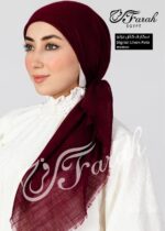 ⁦سكارف كتان ساده⁩ - الصورة ⁦4⁩