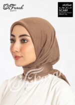 ⁦سكارف كتان ساده⁩ - الصورة ⁦7⁩