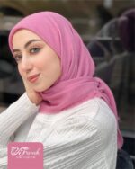 ⁦سكارف كتان ساده⁩ - الصورة ⁦6⁩